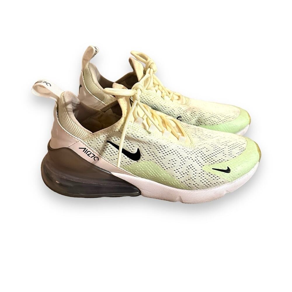 Nike W Air Max 270 Shoes Sneakers in Barely Volt / Black Summit White Sz 9.5